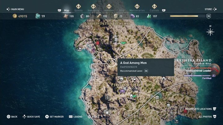 Assassins Creed Odyssey - остров с Циклопом