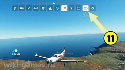 Как изменить погоду и время полёта в игре Microsoft Flight Simulator?