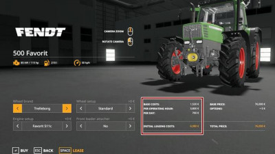 Как работает аренда техники в игре Farming Simulator 19?