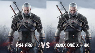 Сравнение The Witcher 3 на Xbox One X и PS4 Pro