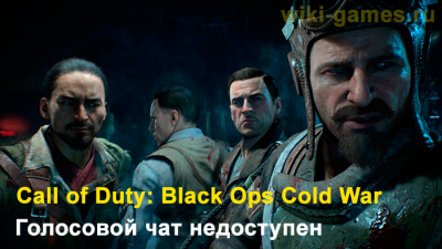 Исправление ошибки в игре Call of Duty: Black Ops Cold War «Голосовой чат приостановлен»