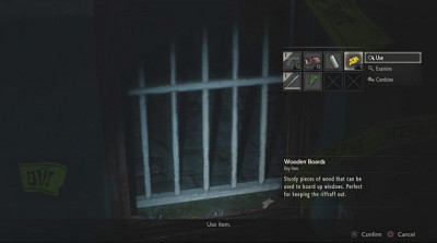 Как забаррикадировать/заградить окна в игре Resident Evil 2?
