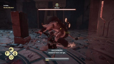 Assassin's Creed Odyssey - мифическое существо Минотавр.